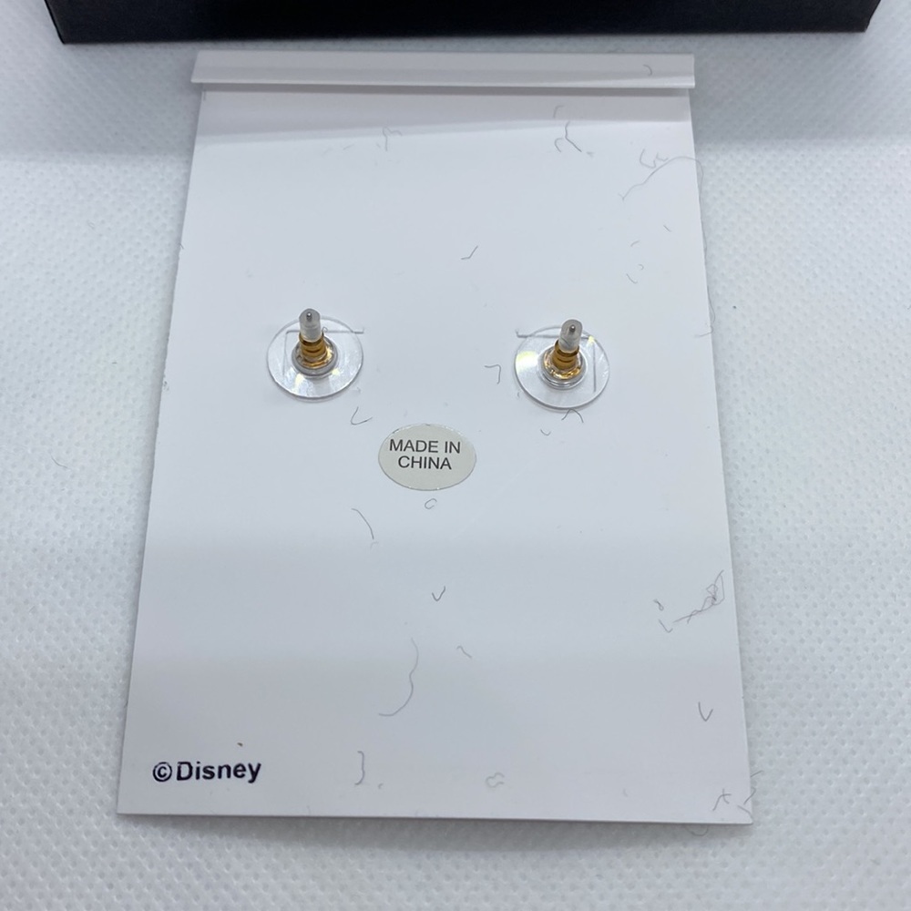 Disney X Baublebar Gold Rainbow Rhinestone Minnie Mouse Earrings - Picture 4 of 7
